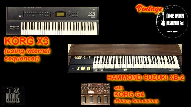 Vintage One Man Band – KORG X3 & Hammond Suzuki XB-2 смотреть онлайн