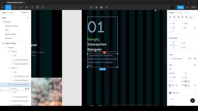 Designing a Website for Tablet Breakpoint in Figma (Part 1) - Part 10/22 смотреть онлайн