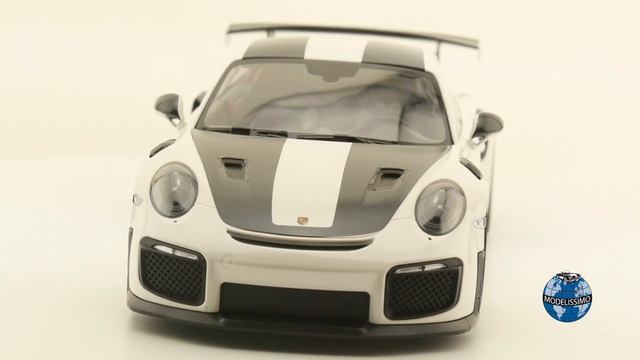 Modelissimo: Minichamps Porsche 911 (991.2) GT2 RS Weissach Package 2018 white/Black black rims 1/1 смотреть онлайн