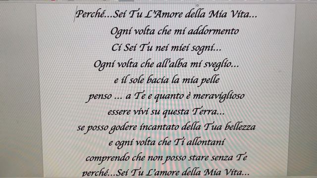 Poesia di Stefano Bersani Perché...Sei Tu L'Amore Della Mia Vita...💞 смотреть онлайн