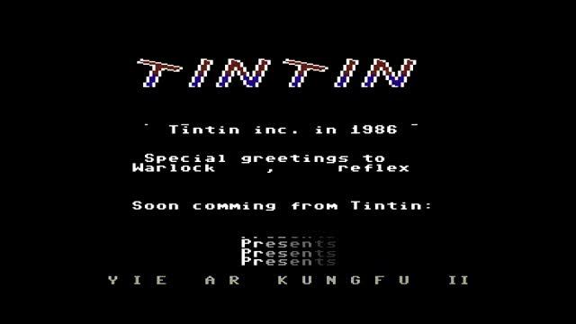 Tintin Intro 3 ! Commodore 64 (C64) смотреть онлайн