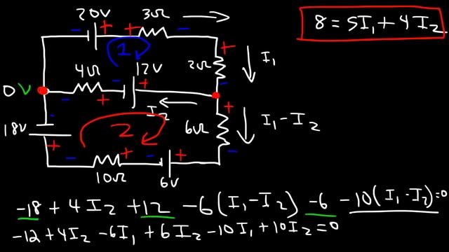 Kirchhoff's Law, Junction & Loop Rule, Ohm's Law - KCl & KVl Circuit Analysis - Physics смотреть онлайн