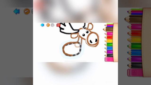 Рисуем лося,маленький лось,оживший лось,малыш рисует сам.We draw an elk, a small elk. смотреть онлайн