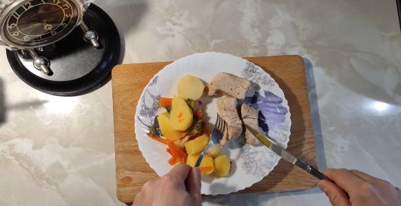 Индейка на пару. Первый раз готовлю... смотреть онлайн