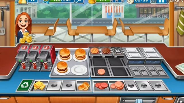 Crazy Cooking Chef - Burger Shop Kitchen Queen (Level 9) смотреть онлайн
