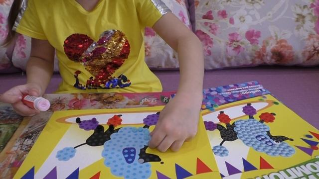 Детская поделка | Картина из помпонов - ПУДЕЛЬ!!!!!! Детские Развлечения!!!!!!! смотреть онлайн