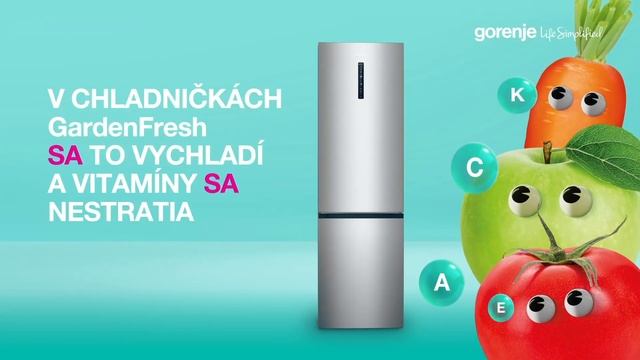 Gorenje • Chladničky gorenje GardenFresh • SE to vychladí a vitamíny sa nestratia смотреть онлайн