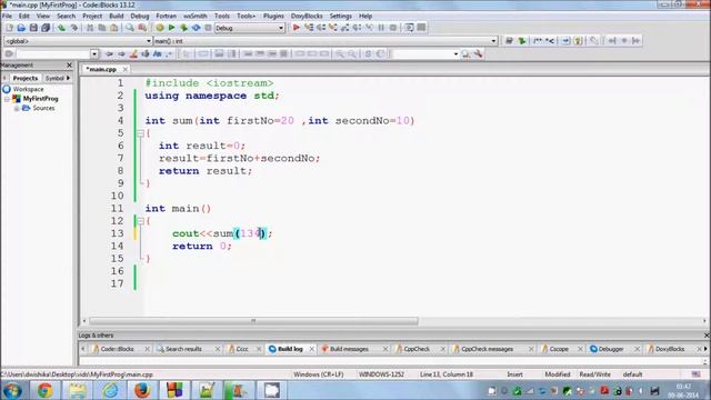 C++ Tutorial for Beginners 15 - Default Function Parameter смотреть онлайн