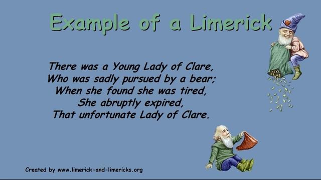 ♣♣♣♣ Limericks - How To Write A Limerick - Guide To Limericks And Examples