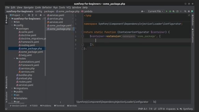 Symfony 6 - How to reference parameter value from other configuration files? смотреть онлайн