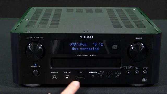 TEAC CR-H500 CD-Receiver mit MP3-Aufnahme (iPod USB-Eingang, FM Tuner, Timer) смотреть онлайн