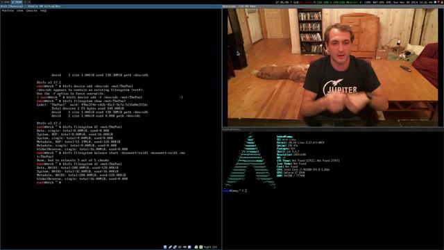 Create a btrfs RAID смотреть онлайн