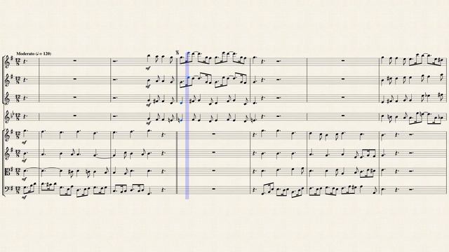 Choral: "Wir singen dir in deinem Heer" (BWV 248 No 23) for Flutes & Strings смотреть онлайн