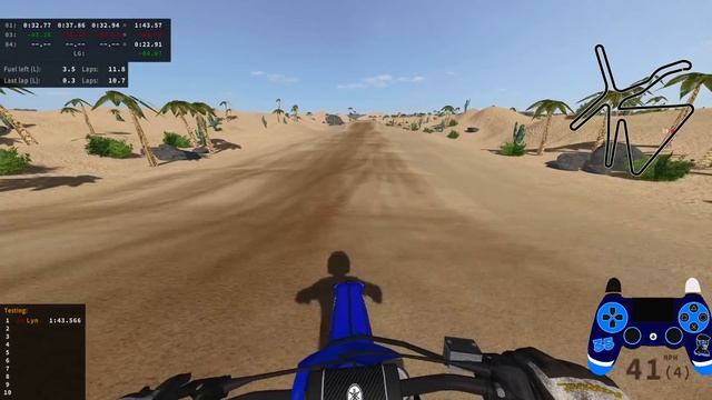 Hitting Them Silky Smooth Jumps on Drylands MX On The YZ250 2 Stroke! смотреть онлайн