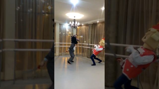 Шоу "Щелкунчик" репетиция боя. смотреть онлайн