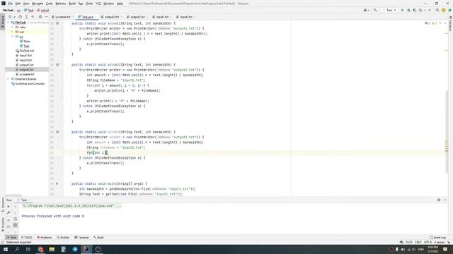 Экзаменационная задача по программированию Java (о потоке данных и файлах) смотреть онлайн
