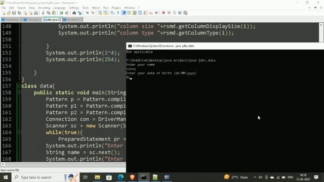 JDBC program|| Login page logic with validation смотреть онлайн