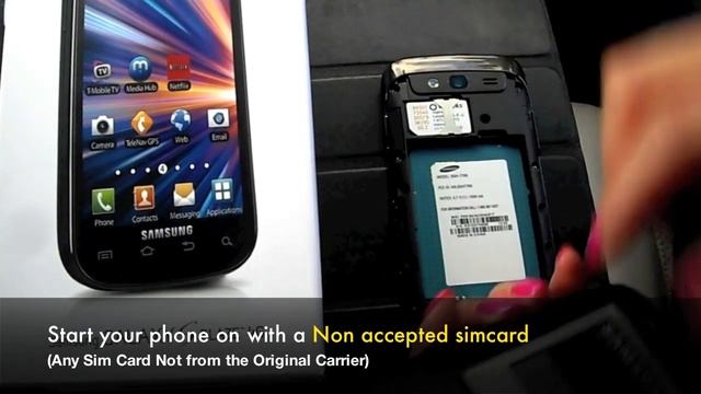 How to Unlock Samsung Galaxy S Blaze 4G SGH-T769 T-Mobile by Sim Unlock Code смотреть онлайн