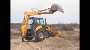 Экскаватор погрузчик ЧЛМЗ-310 (ДЭМ 310-01)-быстросменное рабочее оборудование