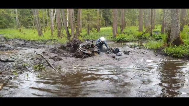 Утопили STELS Guepard!!!