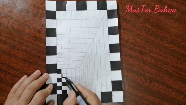 Очень просто !! Как рисовать в 3D. Juda oddiy 3D Rasm chizish. 3D Drawing. смотреть онлайн