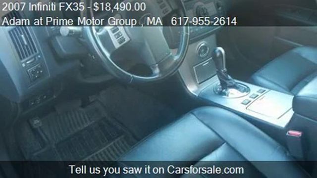 2007 Infiniti FX35 Base - for sale in Hanover , MA 02339 смотреть онлайн