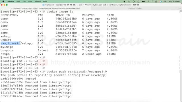 Upload Docker image into Dockerhub Registry смотреть онлайн