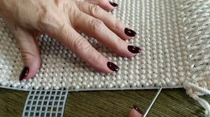 Клатч из шнура на канве, мой первый опыт....