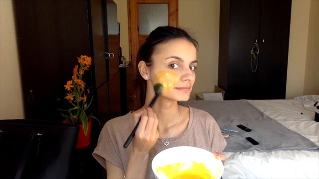ИДЕАЛНА КОЖА!ЧАО АКНЕ И ПЕТНА!МАСКА С КУРКУМА смотреть онлайн