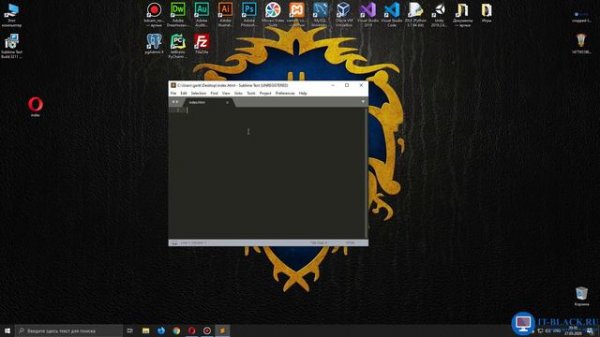 Установка Sublime Text 3 и плагина Emmet.