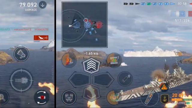 World of Warships Legends go Mobile - Battleship Tier VII "VANGUARD" Gameplay - 3 Kills 126k Dmg. смотреть онлайн