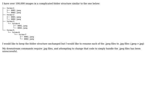 Bulk rename .jpeg to .jpg смотреть онлайн