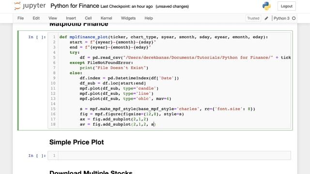 Python for Finance смотреть онлайн