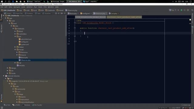 8 .События и обсерверы Magento смотреть онлайн
