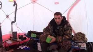 Обзор АКБ и освещения в палатке зимой. Зимняя Рыбалка.