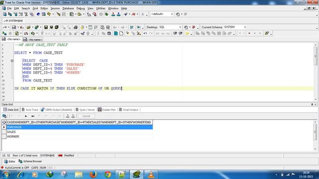 Case In Oracle PL SQL смотреть онлайн