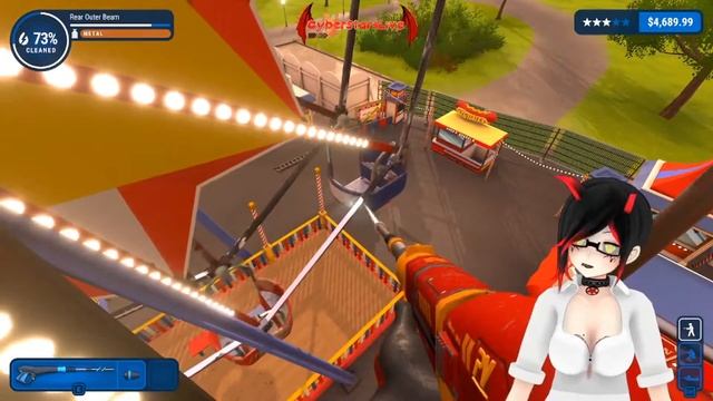 Me VS the dirtiest Ferris Wheel ever! [Powerwash Simulator!] смотреть онлайн