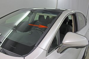 Установка водостоков (дефлекторов) лобового стекла