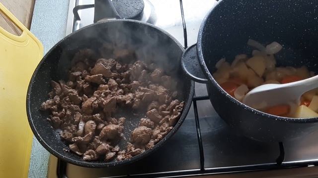 #Едадиабетикатип2. Суп-пюре из печени. Девзира с мясом. смотреть онлайн