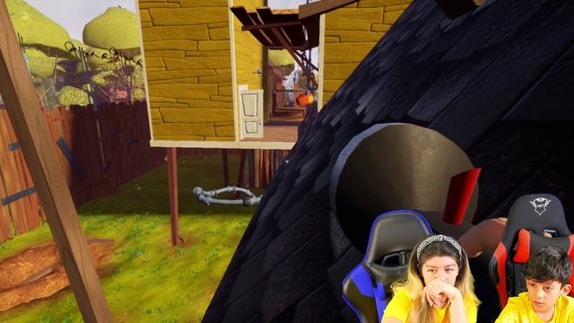 Jason Play Hello Neighbor ACT 2 with Sara смотреть онлайн