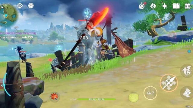 Genshin Impact | Xiaomi Redmi Note 10 5g test | Genshin Impact Indonesia смотреть онлайн