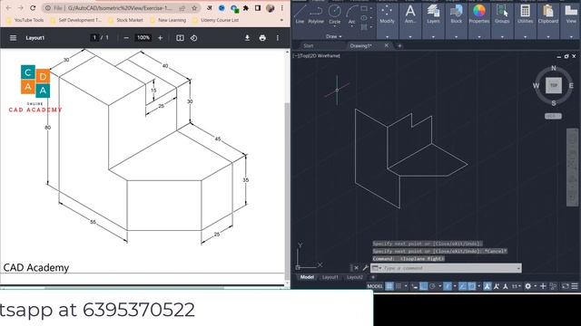 Master AutoCAD Isometric Drawing in Less than 15 Minutes! Complete Isometric View in AutoCAD I Hind смотреть онлайн