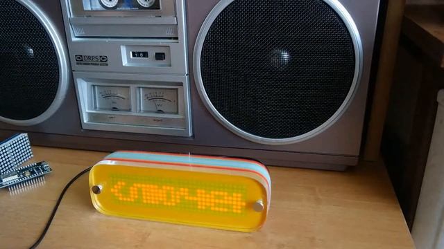 WI-Fi информер на esp8266 +MAX7219 Time Stripes смотреть онлайн
