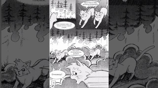 Коты воители:Манга,пропавший воитель 1 глава(озвучка смотреть онлайн