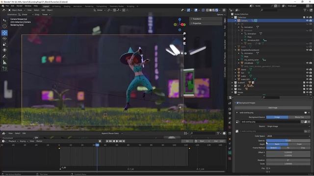 Blender | Add PNG Overlay to Camera смотреть онлайн