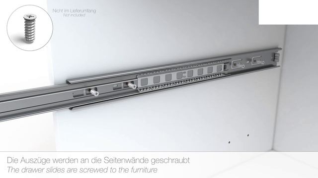 Монтаж шариковых направляющих полного выдвижения смотреть онлайн