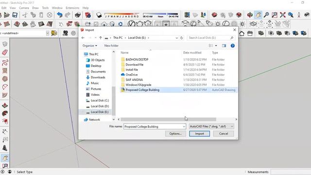 import file in sketch up from autocad смотреть онлайн