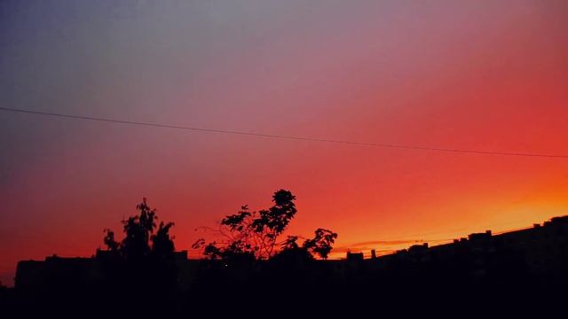 Закат после урагана в Питере ? смотреть онлайн