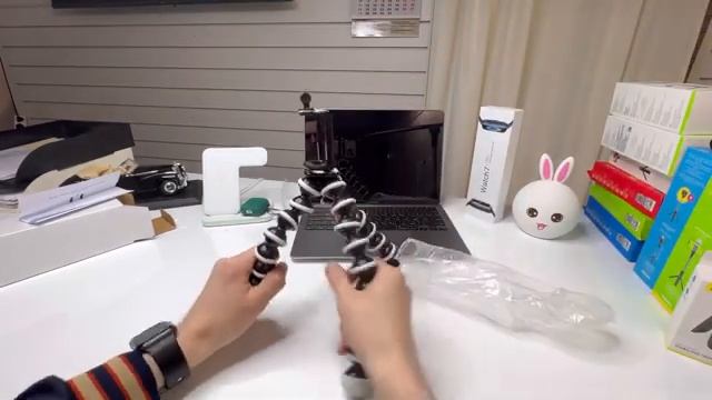 Штатив для телефона настольный Evolution TM-03 (белый) смотреть онлайн